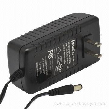 USA Plug AC/DC Adapter with 15V, 2A, 42W Maximum Output Power